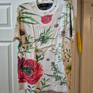10DEEP FLORAL TEE-SHIRT SIZE MEDIUM